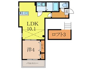 エルデひばりヶ丘の物件間取画像